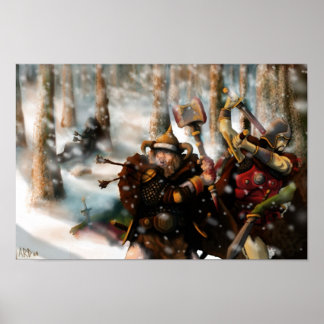 雪の中での虐殺 ポスター