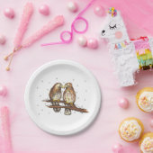 雪の中でアカタカ ペーパープレート (パーティー)