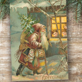 雪の中でクリスマスを迎える旧世界のお父さん|過去記事 薄葉紙