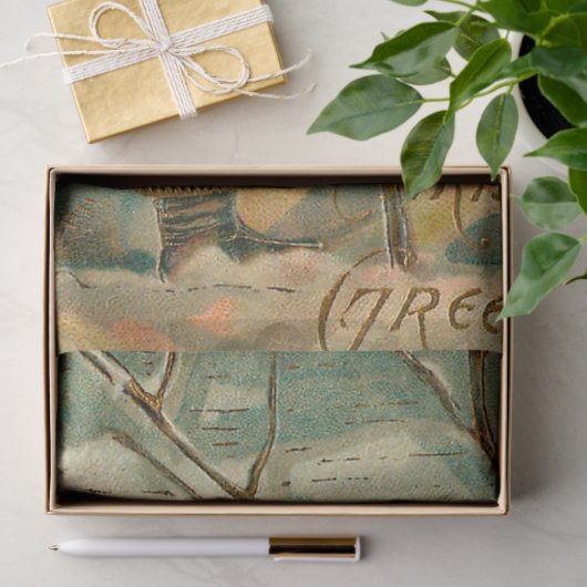 雪の中でクリスマスを迎える旧世界のお父さん|過去記事 薄葉紙 (ギフト)