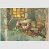 雪の中でクリスマスを迎える旧世界のお父さん|過去記事 薄葉紙 (正面)