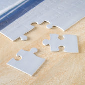 雪の中でサモイドの犬 ジグソーパズル (側面)