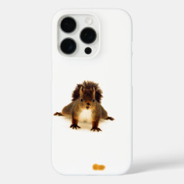 雪の中でノジーかわいい赤リス iPhone 16 PROケース