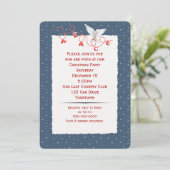 雪の中でホワイトピースダヴェパーティー 招待状 (スタンド正面)