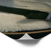 雪の中でボクサーの犬 ポスター (角)