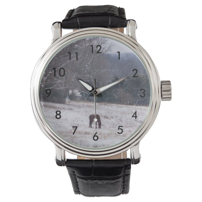 雪の中で一人で 腕時計 (正面)