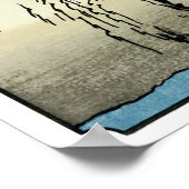 雪の中で会話する二人の女性 ポスター (角)