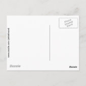 雪の中で傘の下にいる女の子、猫、犬ヴィンテージ ポストカード (裏面)