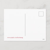 雪の中で冬の果実の枝季節のごあいさつ シーズンポストカード (裏面)