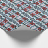 「雪の中で弓」ミラーギフトラップ ラッピングペーパー (角)