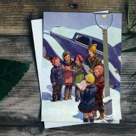 雪の中で歌う シーズンカード