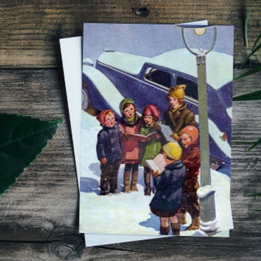 雪の中で歌う シーズンカード