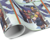 雪の中で歌う ラッピングペーパー (ロールコーナー)