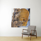 雪の中で赤い川の豚 タペストリー (インサイチュ(横))