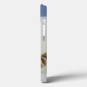 雪の中で遊ぶメスのホッキョクグマとその子 Case-Mate iPhoneケース (裏面 / 左)