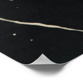 雪の中で鶴を打つ ポスター (角)