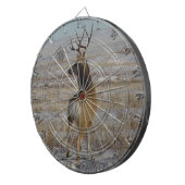 雪の中でD20ミューレディアバック ダーツボード (正面右)