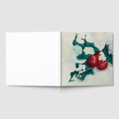 雪の中にホリー ゲストブック (全面)