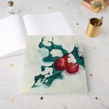 雪の中にホリー