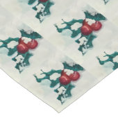 雪の中にホリー ショートテーブルランナー (コーナー)