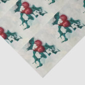 雪の中にホリー 薄葉紙 (詳細)