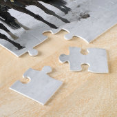 雪の中にロンドンの家計の騎兵パズル ジグソーパズル (側面)