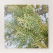 雪の中に枝をスプルース。買今 ジグソーパズル (横)