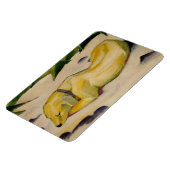 雪の中に横たわる犬(by Franz Marc) マグネット (左側)