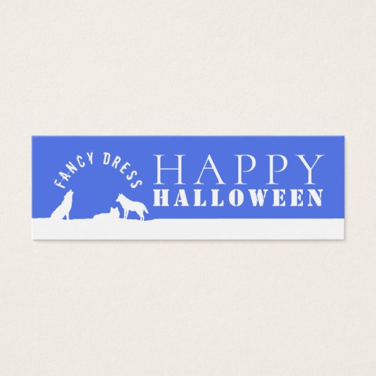 雪の中に狼のドレスコンファンシーペティションチケット (正面)