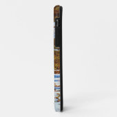 雪の中に茶色とクリームのミニチュアホース。 Case-Mate iPhoneケース (裏面/左)