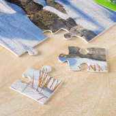 雪の中に遊3極熊の子牛 – Earth Day Art ジグソーパズル (側面)