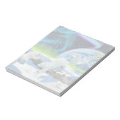 雪の中に遊3極熊の子牛 – Earth Day Art ノートパッド (回転)