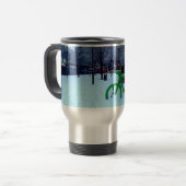 雪の中に閉じ込められる トラベルマグ (正面左)