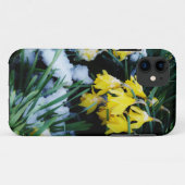 雪の中に黄色の水仙の花 Case-Mate iPhoneケース (裏面(横))