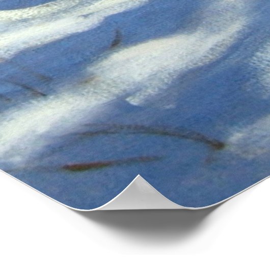 雪の中のおもしろいMorzineフランス ポスター (角)