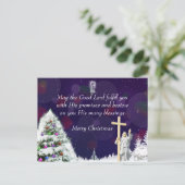 雪の中のイエス シーズンポストカード (スタンド正面)