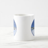 雪の中のウェスティ コーヒーマグカップ (中央)