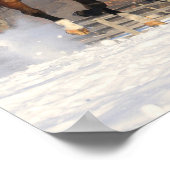 雪の中のオルデンブルクとハノーヴィアン島 ポスター (角)