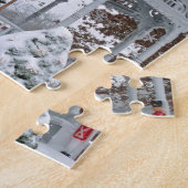 雪の中のガゼボ ジグソーパズル (側面)