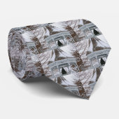 雪の中のガゼボ ネクタイ (ロール)