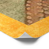 雪の中のキジ日本のヴィンテージ ポスター (角)