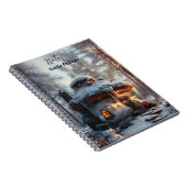 雪の中のキノコの家 ノートブック (右側)