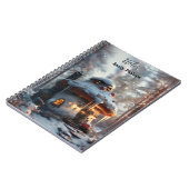 雪の中のキノコの家 ノートブック (左側)