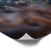 雪の中のキノコの家 ポスター (角)