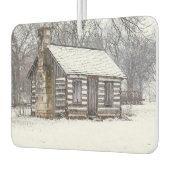 雪の中のキャビン カーエアーフレッシュナー (左)