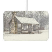 雪の中のキャビン カーエアーフレッシュナー (正面)