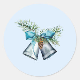 「雪の中のキャビン」マッチ封筒 ラウンドシール