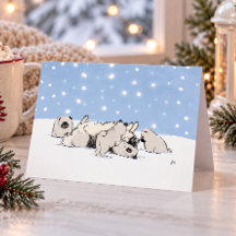 雪の中のキーシーズ | ケースホンドのクリスマス オリジナルグッズ