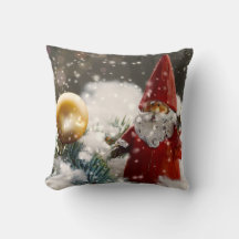 雪の中のクリスマスサンタ