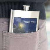 雪の中のクリスマストレイン フラスク (インサイチュ)